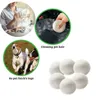 Sublimation Laundry Products Reusable Wool Dryer Balls Softener Laundrys Home Washing 4/5/6cm Fleece Dry Kit Ball Useful Washing Machine Accessories