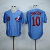Mens 8 Andre Dawson Baseball Jerseys 1987 Vintage Montreal Blue 10 Exes