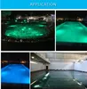 Yüzme havuzu astarları konut kabuğu ip68 su geçirmez parıltı, par 56 sualtı ışıkları beton nikos armatürü