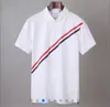 Mens Polos T-Shirts Top Tee Kısa Kollu Çok Renk Nakış Büyük veya Küçük At Hommes Klasik İş Gündelik#75