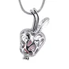 Pendanthalsband Klassiska tjockt korshalsband Rosestones Cage Silver Plated Jewelry PP13 Pendant