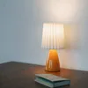 Lampy stołowe Modna ceramika plisowana lampa lampa podłogowa sypialnia nocna lekka dekoracyjna okno