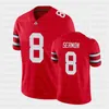 Uf CeoC202 Ohio State Buckeyes NCAA College Football Jersey 1 Braxton Miller 2 Chris Olave Okudah Fields Wilson Sermón Hickman Wade Johnson