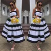 Casual Dresses Women Elegant Off Shoulder Long Party Dress Summer Standed Print Sleeveless Fashion Chic A-Line Suspender Beach