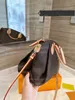 Rivoli PM MM M44543 Hobo Bag Draped Effect Monogrammen Canvas Designers Dames Business Schoudertas met VVN lederen riem hangslot