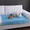 Cachorro canis de refrigeração mato de resfriamento bloco de verão respirável manchas de gelo sofá fôlego lavável para pequenos cães gatos pequenos grandes tapetes de cama de estimação yf0023