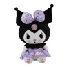 Nouveau modèle de vente au détail 2022 animaux en peluche 25 cm cinq types de gros jouets en peluche de dessin animé belles poupées kuromi