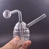 Conception Unique Antichar Grenade Brûleur À Huile Bong Épais Dab Rig Fumer Tuyau D'eau Cendrier Attrape-Cendres Narguilé Heady Mi Avec Tuyau De Brûleur À Huile De Grande Taille