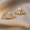 Projektowanie studiów sens wiszące złota kolczyki dla kobiety 2022 Koreańska biżuteria modowa Niezwykłe akcesoria goty