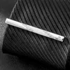 Fahsion Men Tie Clips Metal Necktie Bar Crystal Dress Dress Tie Tie Pin لإكسسوارات حفل الزفاف