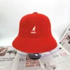 Kangol stały kolor Casual unisex Bułyk klasyczny kopuła Fisherman Hat czarny kangurowy kapelusz sportowy designer designer kubek hat h228835005