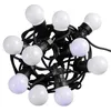 Strings Globe Bulb String Lights IP65 Waterdicht verbindbaar voor Outdoor Valentine Christmas Holiday Garland Cafe Decorored LED