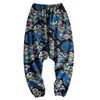 Incerun män harem byxor tryck retro drop crotch joggers bomullsbyxor män baggy lös nepal stil män casual byxor s5xl 220706