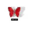 Nail Art mariposa joyería tridimensional Super Flash Rhinestone ópalo arco circón mariposas forma decoración de uñas