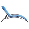 US Stock 2pcs Set Chaise Lounges Outdoor Lounge Chair Lounger Recliner stoel voor Patio Lawn Beach zwembad Zonding Sunbathing W41928444