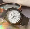 Dropship Factory Crime Premium Mens Sports Stopwatch Watches 40mm Quartz Movement Time Clock Rubber Belt Crime Leisure Limited EDI257E