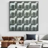 Square White Horse Oil Målning 100% handmålad mode modern abstrakt djur canvas konst hemvägg dekor bilder för vardagsrum en 609