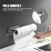 Kitchen Toilet Paper Holder Self-Adhesive Wall Mount Paper Towel Holder Bar Stainless Steel Paper Roll Hanger Bathroom Organizer 220624