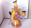 In 2022 the limited edition color reflux hookah oil rig bubbler hookah is 6.2 inches high