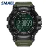 Smael Sport Watch Erkekler Top Lüks 50m Su Geçirmez Kol saati Saat Erkekler LED Dijital Saatler Relogio Masculino 220523