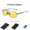 Gafas de sol Hombres Pocrómicos Conducción polarizada para mujeres Anti-Glare Vision Goggles Marco de aluminio Protección UV