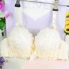 Chica sujetador barato lencería sexy sujetadores sin alambre para mujeres ropa interior encaje transpirable bralette personalizado 3/4 taza push up sujetador femenino L220726