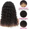 Perruques de cheveux Wigs Water Lace Lace Front HD frontal brésilien pour femmes humaines 4x4 Ferme profonde pré-cueillie 220722