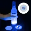 Tapetes Pads 5 PCS Mini Brilho LED Garrafa Luz Adesivos À Prova D 'Água Luminescente Coasters Festival Night Club Bar Party Decoration170B8310429