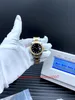 Hochwertige Herrenmode-Armbanduhren 126333 126231 Schwarzes Zifferblatt 41 mm zweifarbiges Gold-Edelstahlarmband Asien ETA2813-Uhrwerk Automatische Herrenuhren