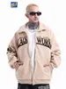 UNCLEDONJM polar fleece coat men winter men clothing jackets for men streetwear bomber jacket loose jackets T220728