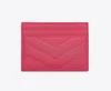 High quality Genuine Leather Purse card holder Luxurys designer wallet Men free Women's Holders fashion Coin Black Lambskin Mini Wallets Key Pocket Interior Slot