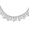Chokers Stonefans Fashion Rhinestone Water Drop Choker ketting voor vrouwen Verklaring Crystal Tennis Chain Collar Jewelry GiftChokers