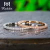 Kuololit 10K Solid Gold 100% moissanite Pierścienie dla kobiet 100% rąk rąk laboratoryjne pierścienie Diamonds Diamonds Pierścień Bride Fine Jewelry T286Q