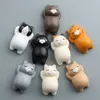 Gato realístico japonês desenhos animados criativo 3d fecho magnético gato de geladeira desenhos animados gato gato gelete imã decoração de casa presente 220426
