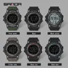 Sanda New 2016 Electronic Watch Male Student Sports Watches Resin Corean Person