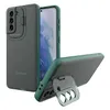 Custodie per telefoni con protezione dell'obiettivo della fotocamera per Samsung Galaxy S22 Ultra Plus A53 A33 A13 Iphone 13 12 Pro Max Design del supporto per cavalletto Custodie ibride trasparenti antiurto