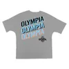 T-shirt da uomo Fitness Manica corta Estate Palestra Allenamento muscolare Allentato T-shirt sportiva di grandi dimensioni Colletto tondo in cotone T-shirt da allenamento da uomo