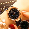 Montre-bracelets Fashion Women Watches 2022 Sell Star Sky Dial Corloge Luxury Rose Gold Women39s Quartz poignet Zegarek Damskiwristwatc9525872