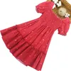 Abiti estivi per ragazze Motivo floreale 'est Kids Dress Costumi per adolescenti 220426