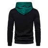 Mode Männer Hoodie Übergroßen Kontrast Farben Pullover Frühling Herbst Lose Beiläufige Hoodie Sweatshirt Outfit Top L220725