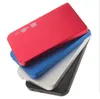 USB 2.0 HDD hårddiskskivor Extern 2,5 tum SATA Case Box Super Slim Aluminium Alloy Mobile Mix Colors