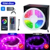 Strips LED 10M-40M Strip Lights Bluetooth RGB Tape 24V Not Waterproof Leds Ribbon TV Backlight Room Christmas Decor NeonLED StripsLED