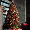 زينة عيد الميلاد 36pcs كرات زخرفة البلاستيك متعدد الألوان 4 سم شنقا الكرة الداخلية ديكور شجرة عيد الميلاد ديكور المنزل ديكورشريستاس