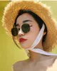 المليونير النظارات الشمسية الكلاسيكية الموضة العلامات التجارية الفاخرة مصمم نظارات عتيقة جولة الإطار الشمسي Lunettes de Soleil