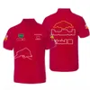 F1 Formula One Racing Polo Gömlek Yaz Aynı Gelen Kısa Kollu Gömlek