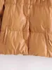 Kobiety pu skórzane parkas moda solidna faxu ze skóry faxu eleganckie zimowe grube bawełniane kurtki luźne odzież wierzchnią L220730