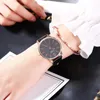 Wristwatches Moda Proste Kobiety Zegarki Panie Skórzany Pasek Kwarcowy Zegarek Przypadkowy Zegar Zegar Miłośnik Prezenty Bransoletka Relogio Feminino