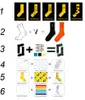 Мужские носки носки на заказ на заказ логотип собственный дизайнер роскошный хлопковой спорт женщины сокс счастливая малышка смешная экипаж вышивка мужчин