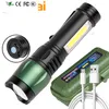 NOWOŚĆ XP-G Q5 USB Mini LED FlashLamp Super Bright 3 tryby Wbudowane bateria FlashLamp Waterproof Portable Cob Camping Lampa