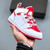 2023 디자이너 1 어린이 농구화 유아 유아 어린이 아이 렌스 파인 그린 게임 Royal Scotts Obsidian Chicago Bred Trainers 운동화 스포츠 야외 타이 염색 크기 24-35